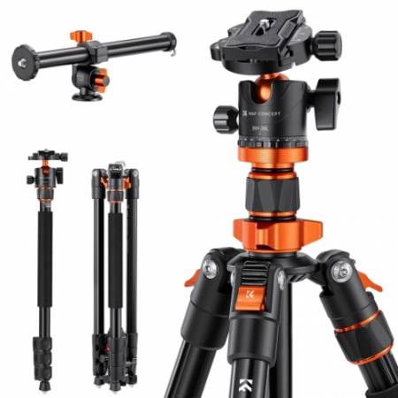K&F Concept KF4169 - zestaw fotograficzny, statyw Alu K234A7 + głowica kulowa BH-28L